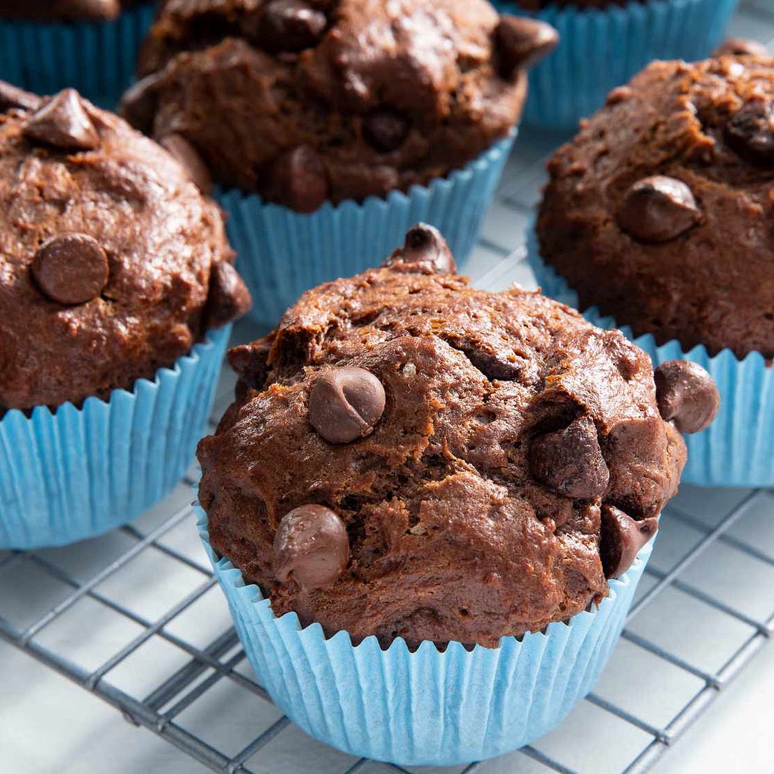 Moist Chocolate Muffins