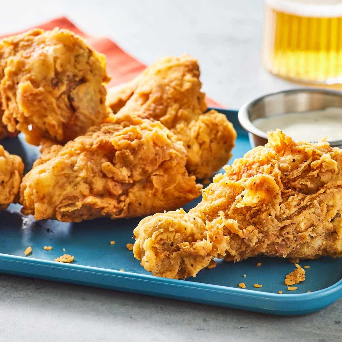 Triple-Dipped Fried Chicken