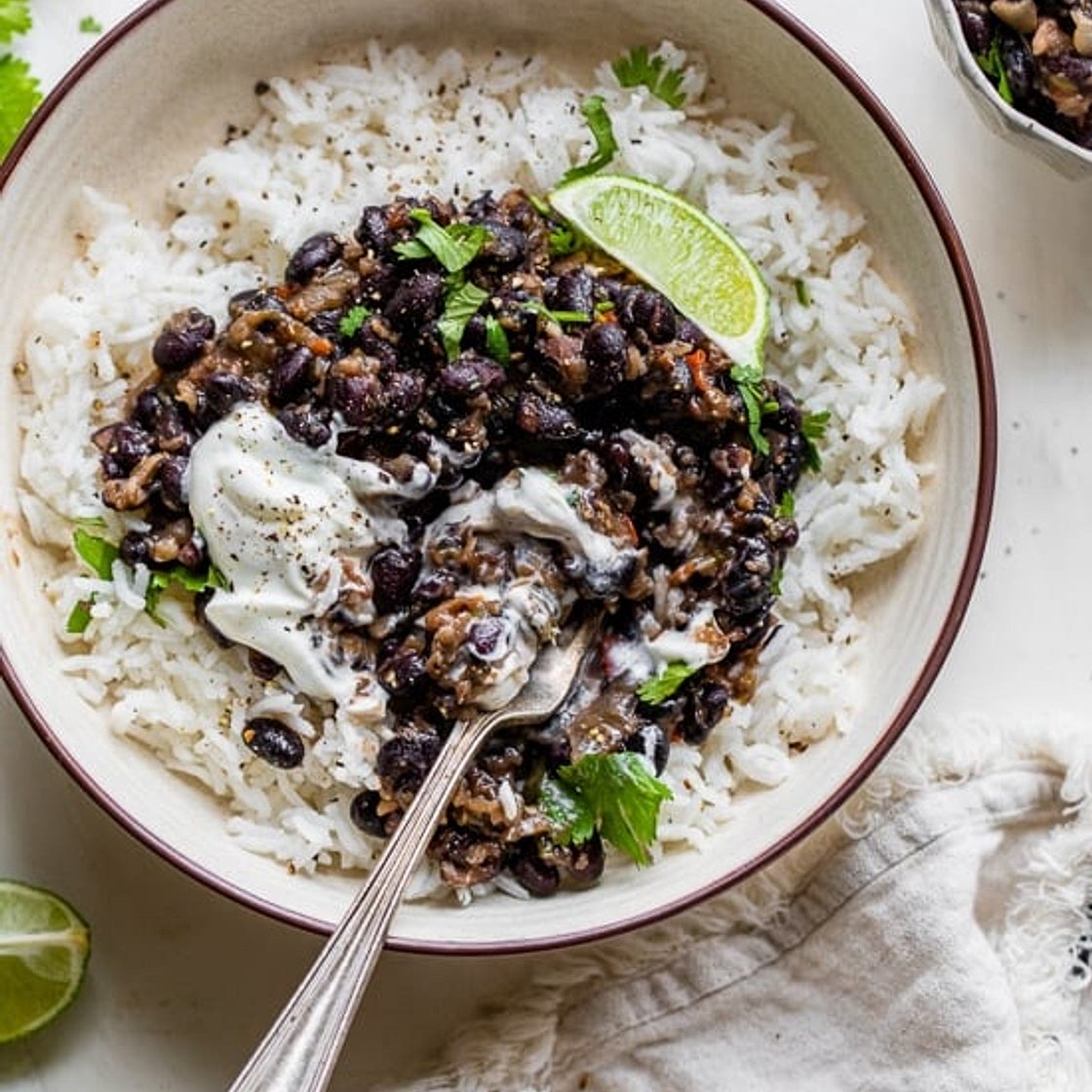 Quick Cuban Style Black Beans