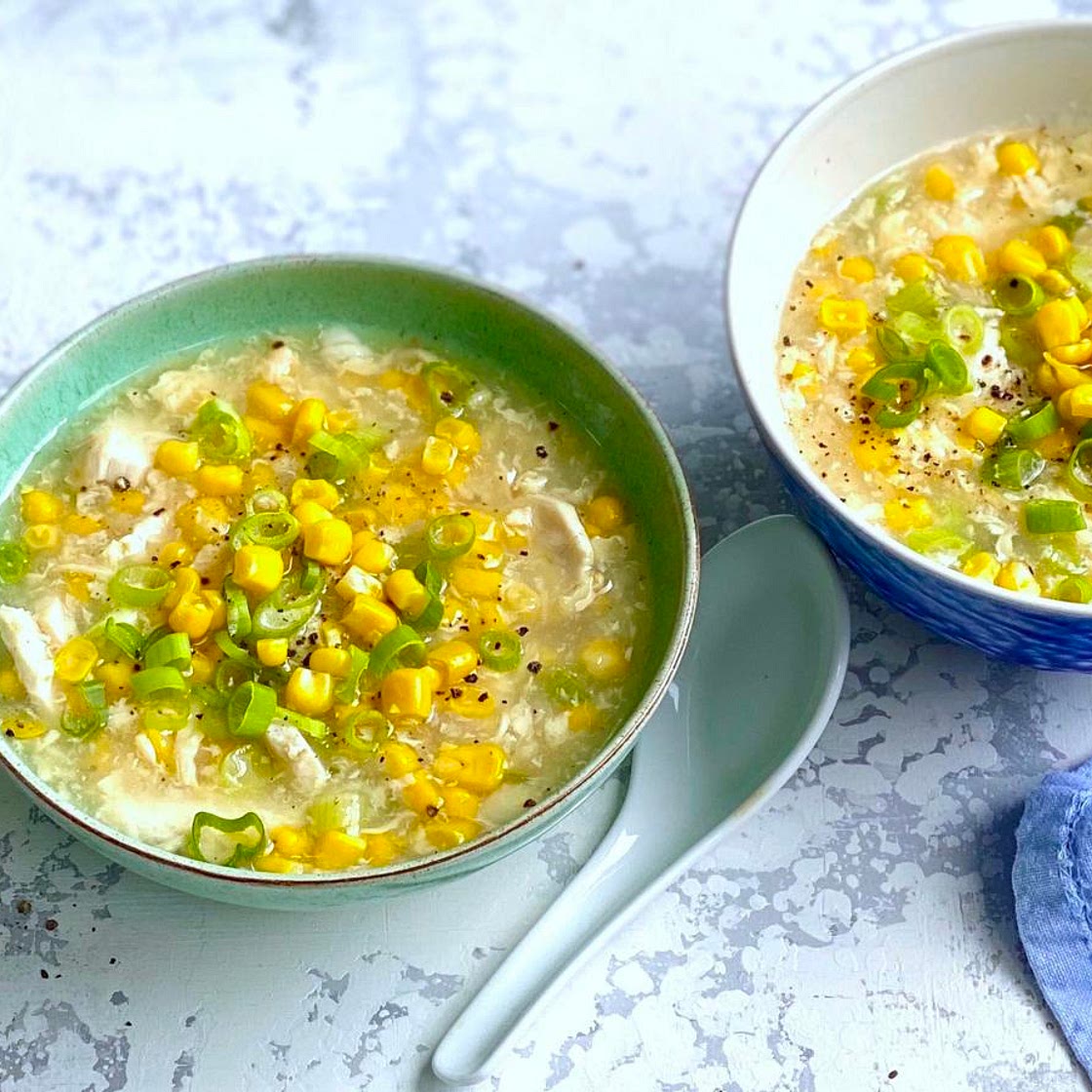 Chicken and sweetcorn soup