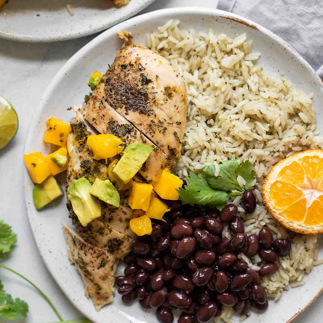 Cuban Mojo Chicken and Rice