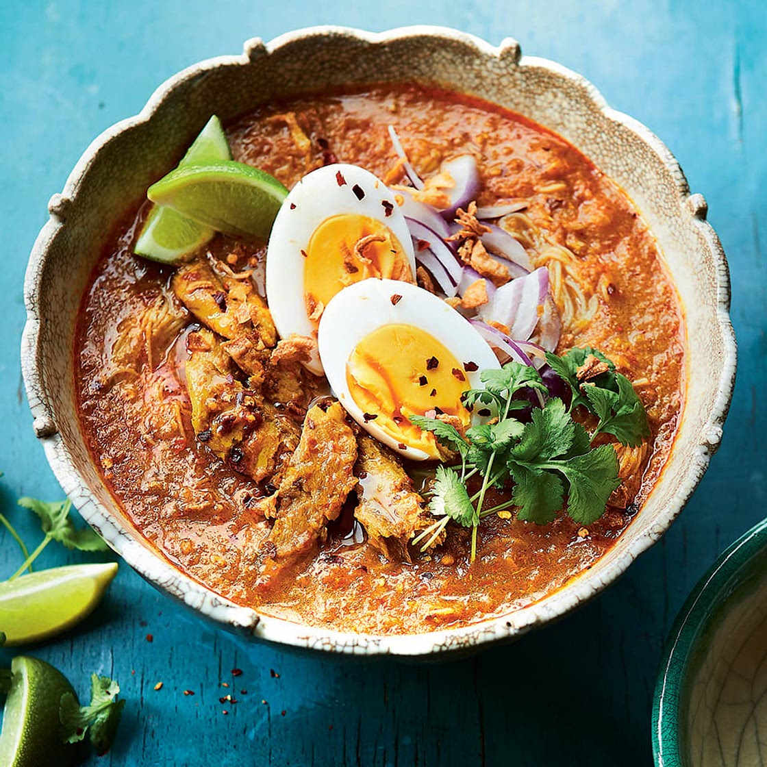 Mohinga (Burmese fish soup)