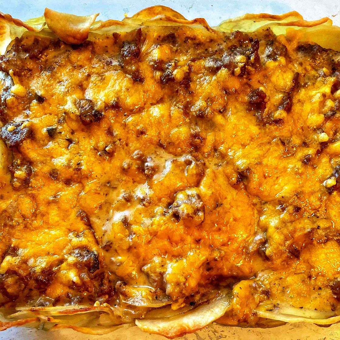Cheesy Ground Beef and Potatoes