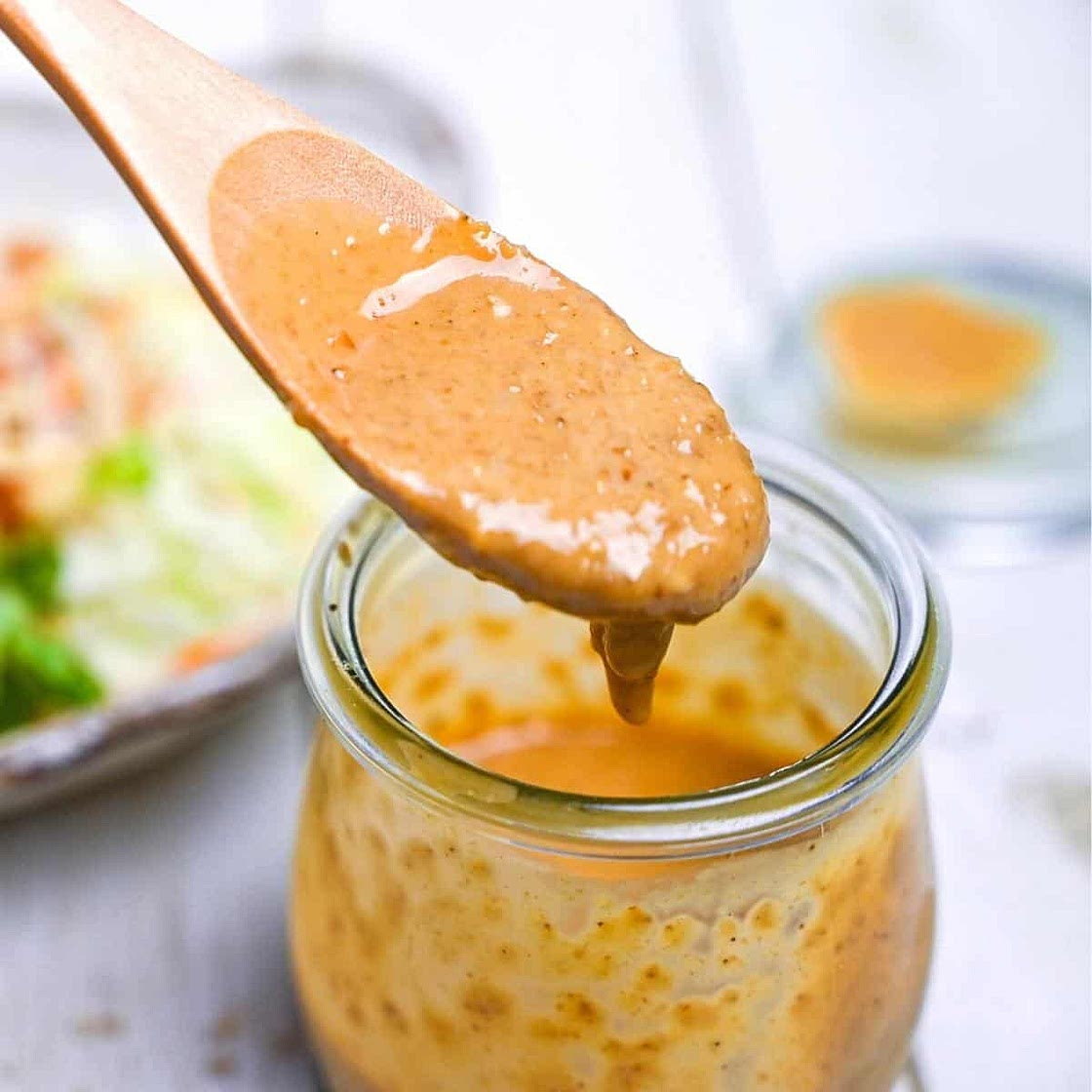Japanese Sesame Dressing (Goma Salad Dressing)