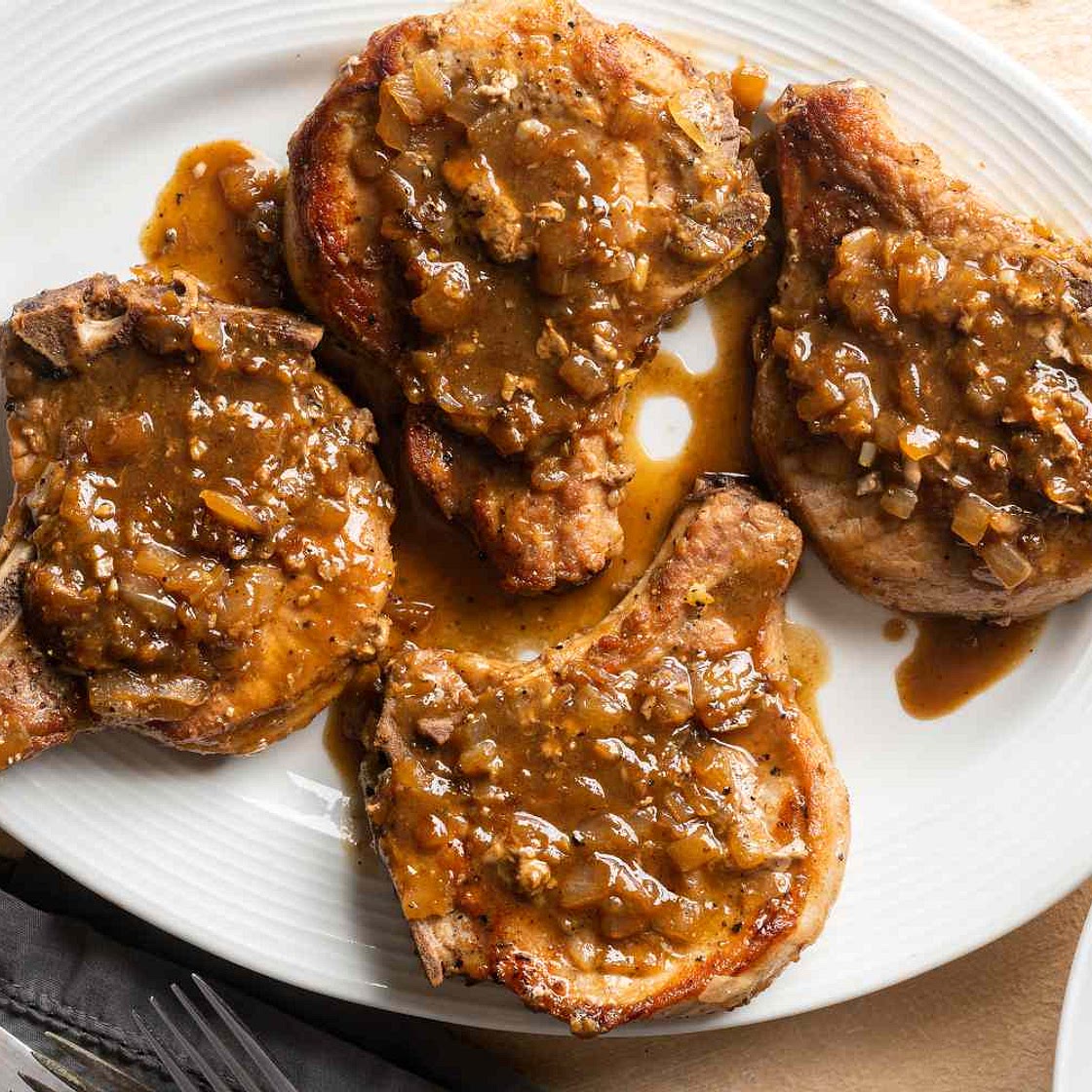 Easy Braised Pork Chops