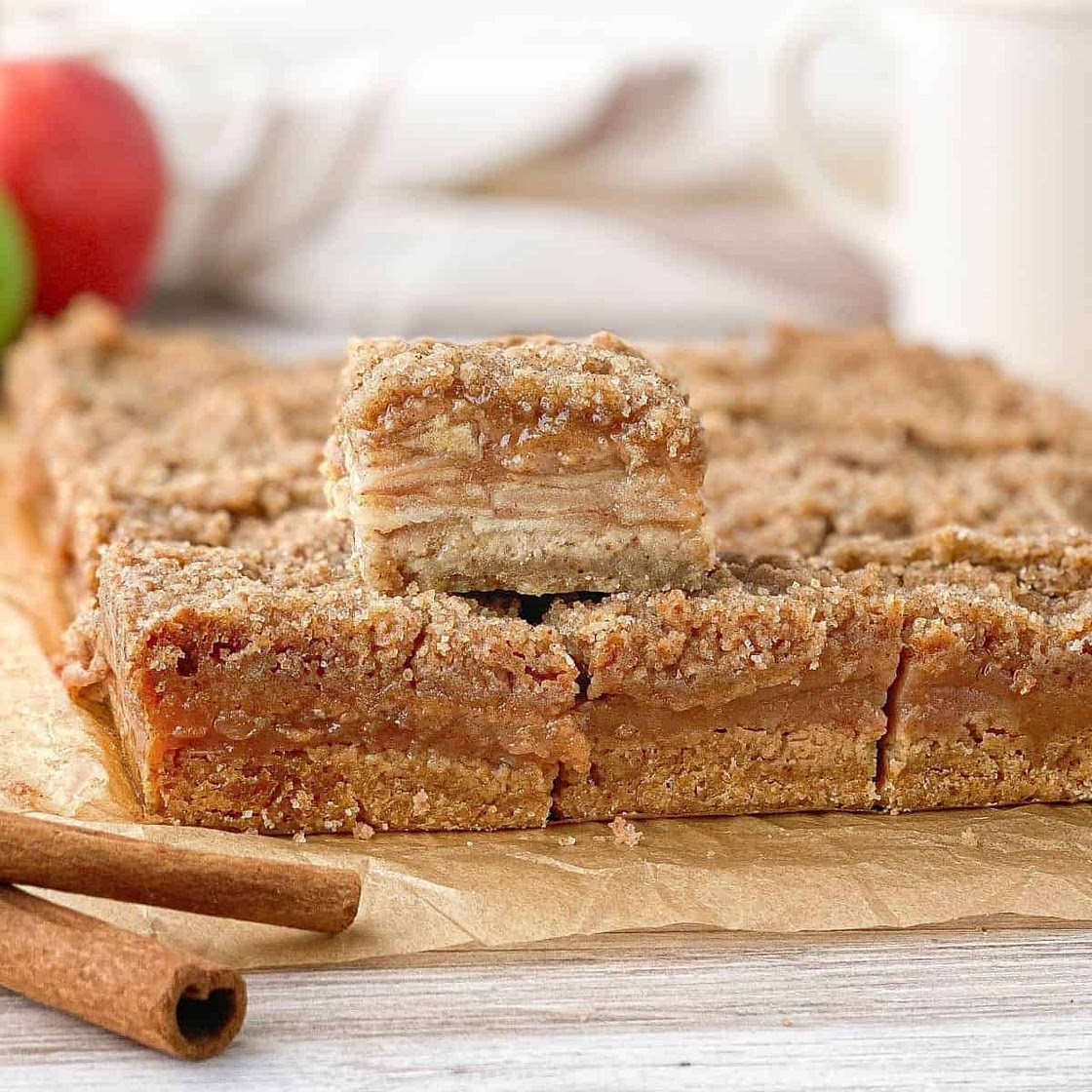 Apple Crisp Macchiato Bars