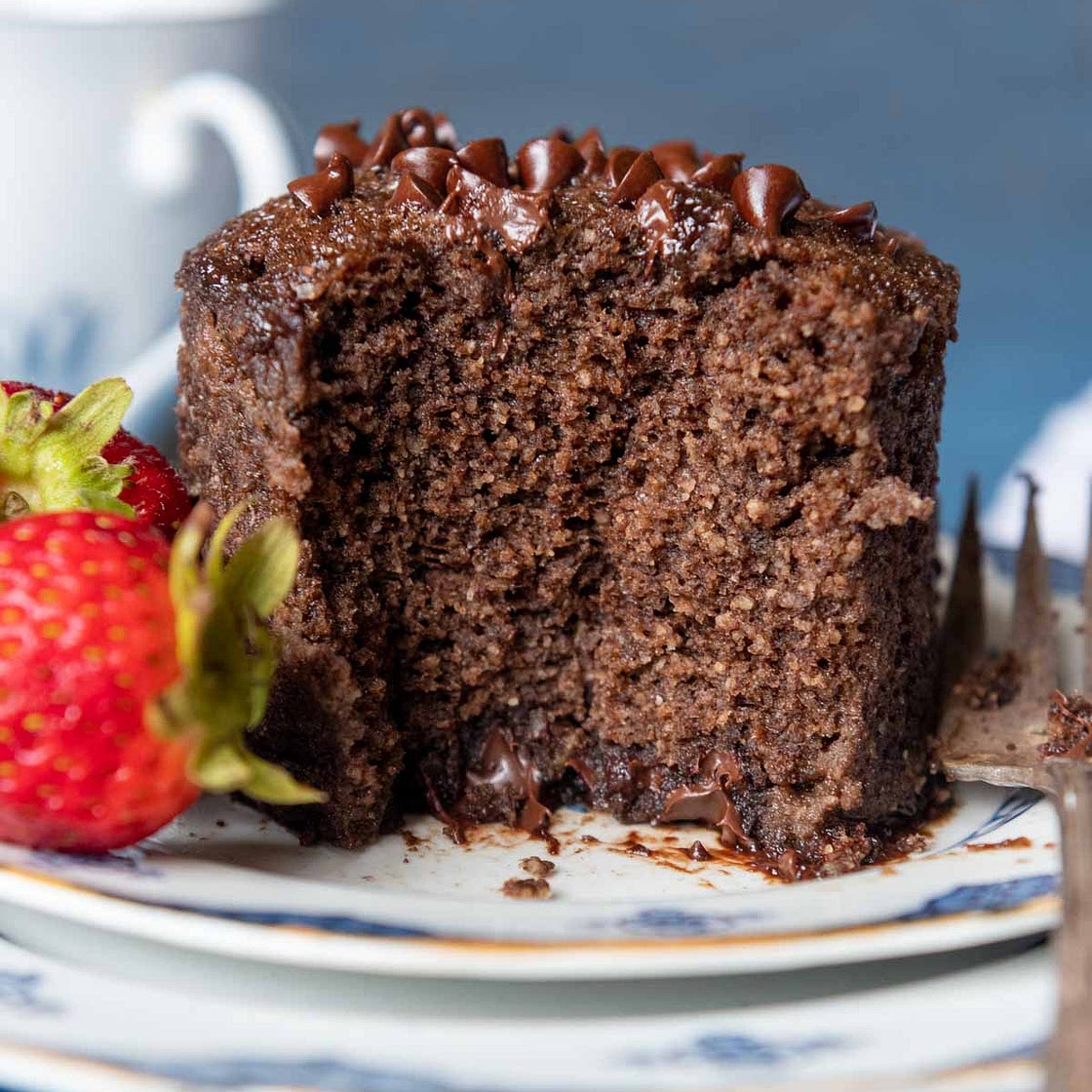 Fluffy Almond Flour Mug Cake in 2 Minutes