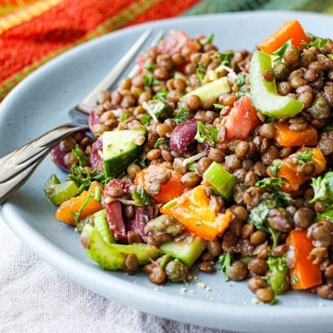 Mediterranean Lentil Salad