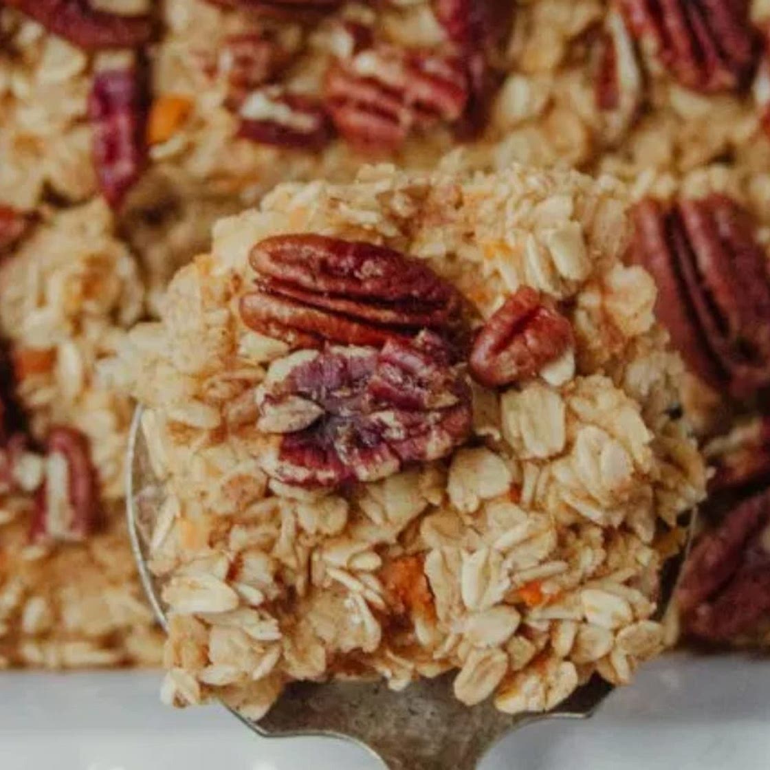 Sweet Potato Pecan Baked Oatmeal