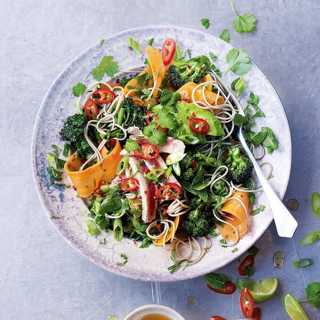Thai-style tuna and broccoli salad
