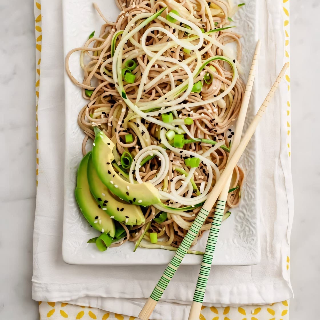 cold cucumber soba