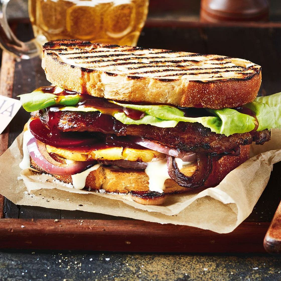 Aussie steak sandwich