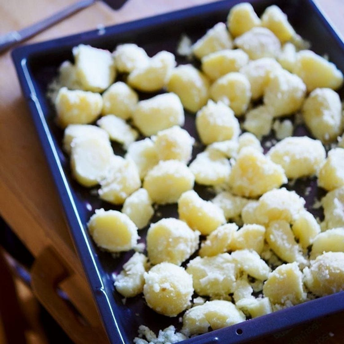 Freeze-ahead roast potatoes