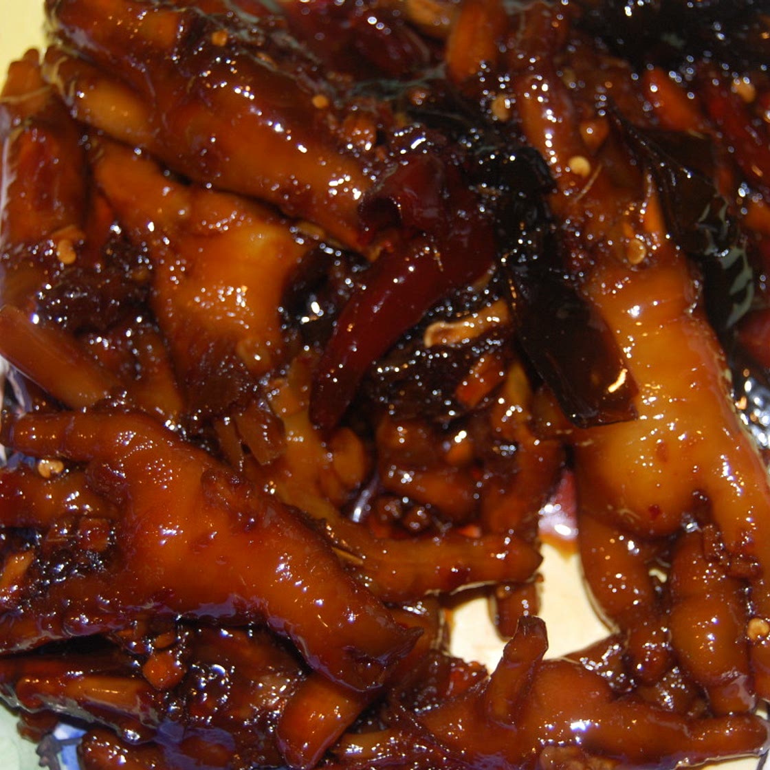 Ginger Glazed Chicken Feet With Brown Sugar and Soy