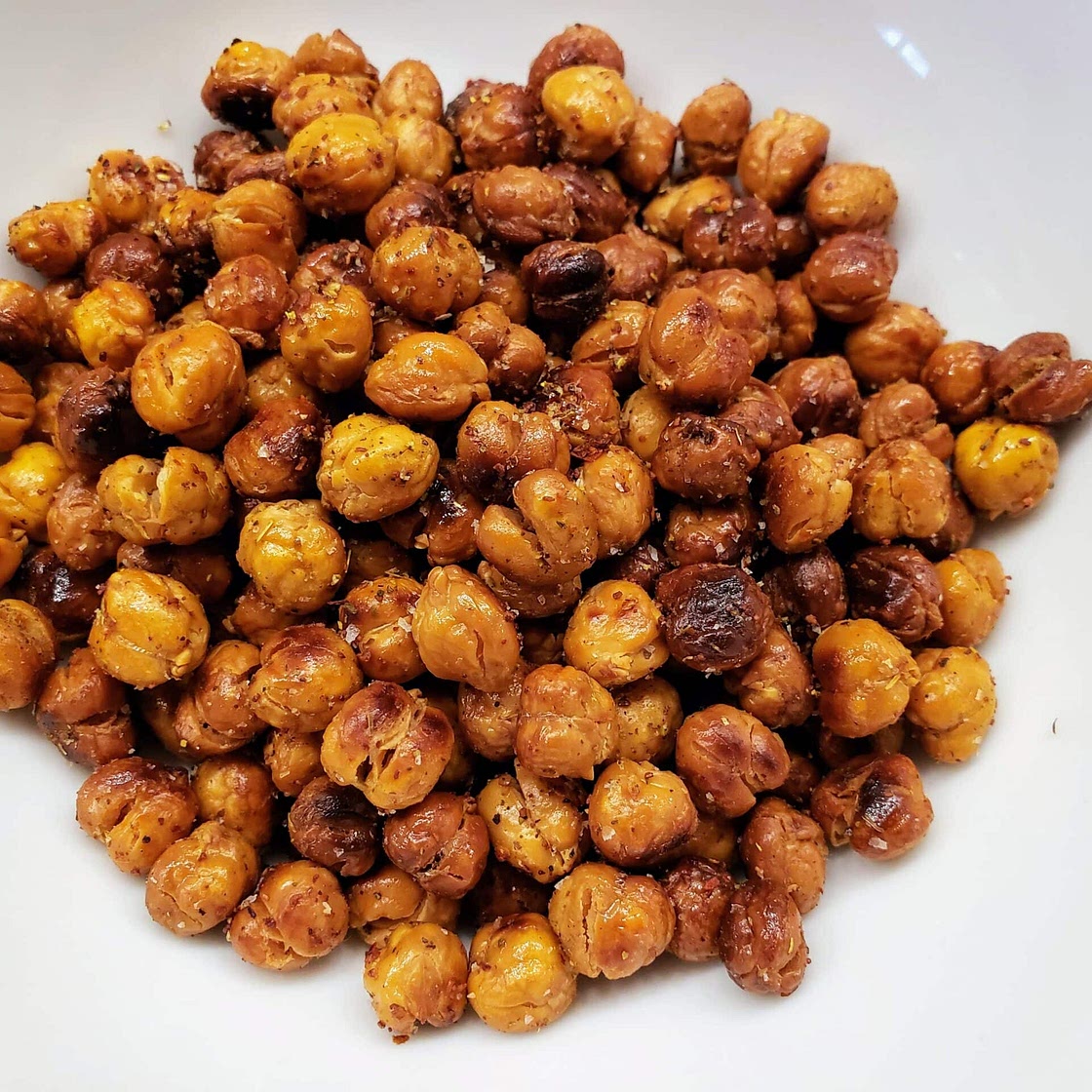 Crispy roasted chickpeas