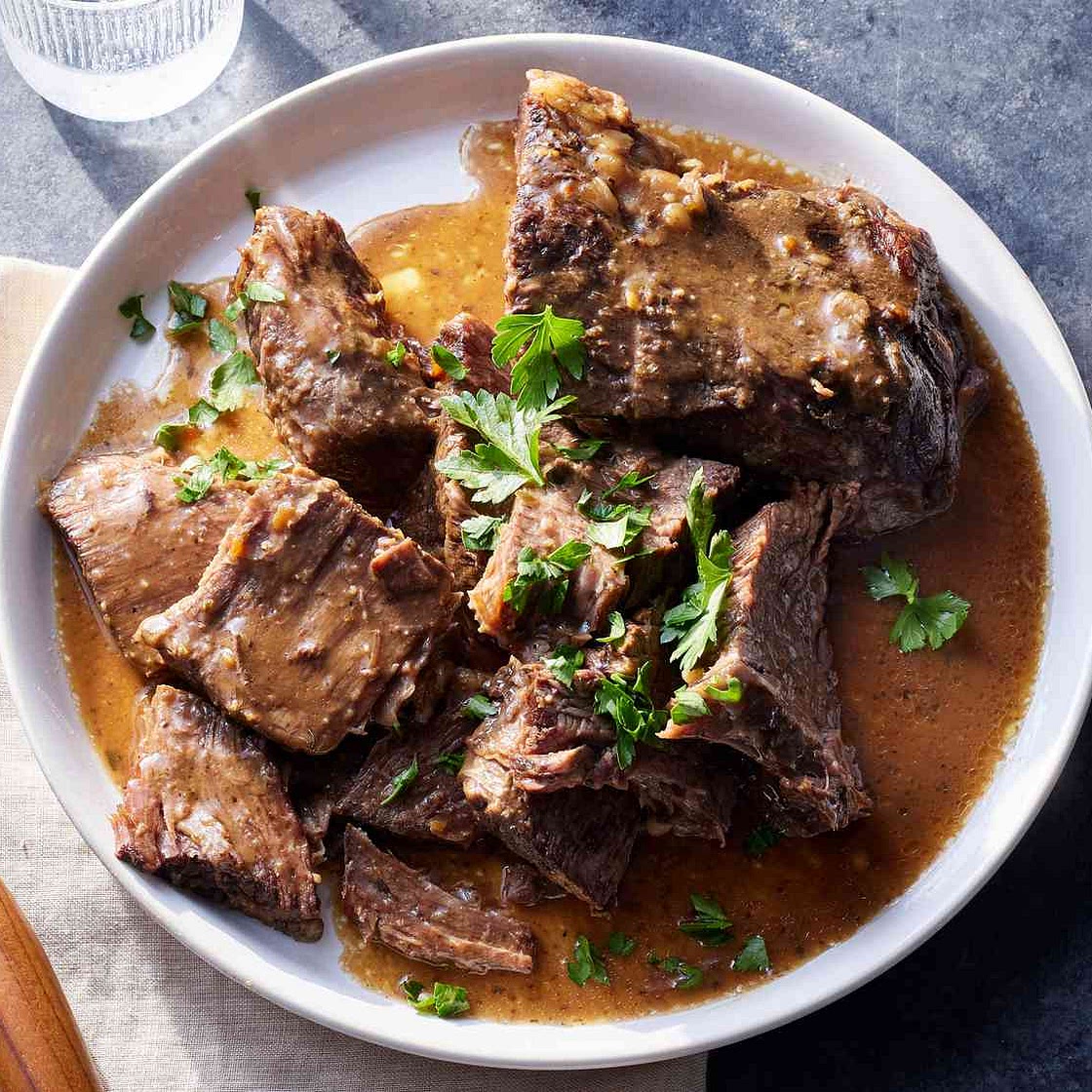 Three Packet Slow Cooker Roast