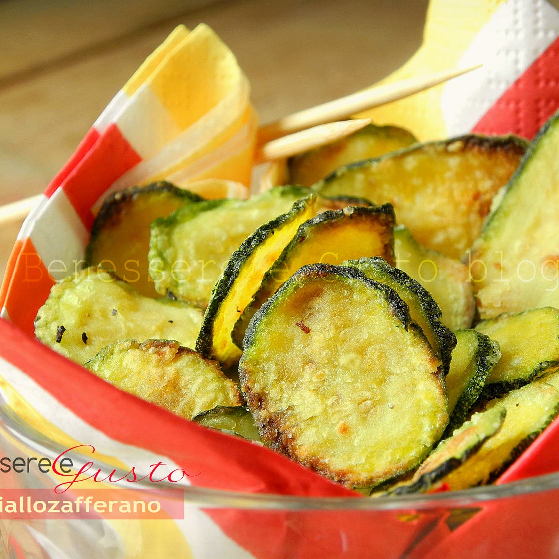 CHIPS DI ZUCCHINE AL FORNO