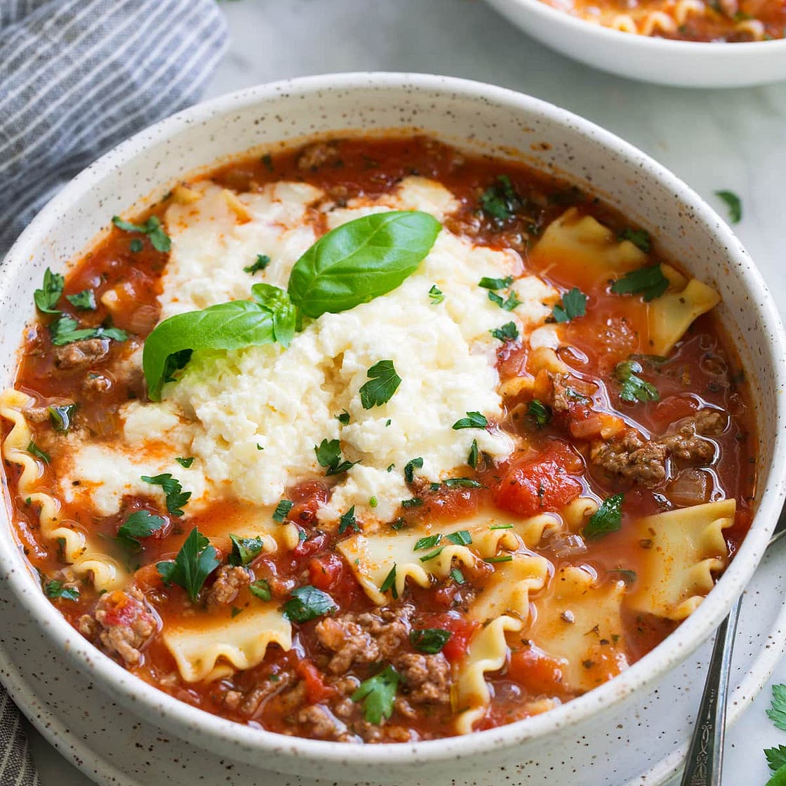 Lasagna Soup