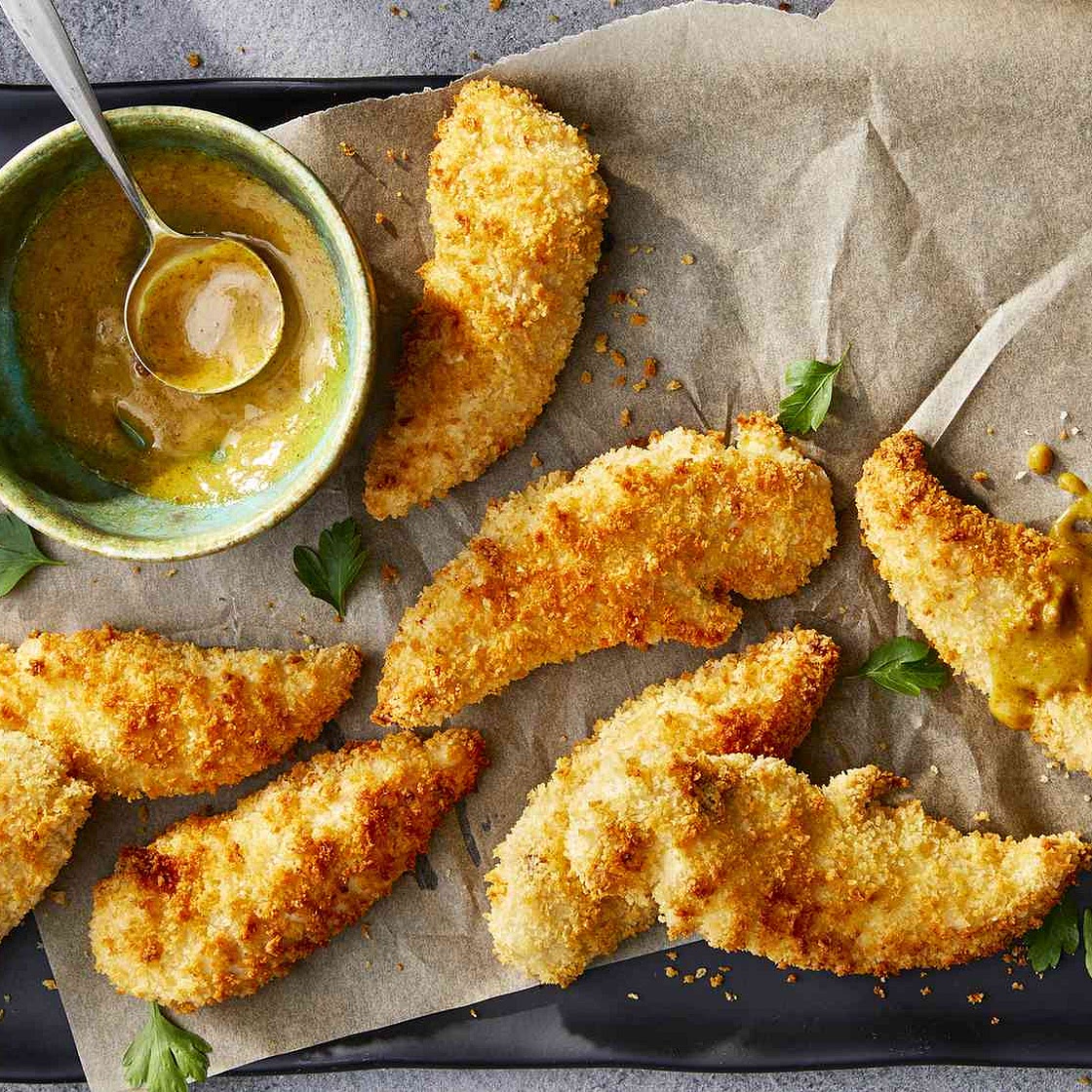 Crumbed Chicken Tenderloins (Air Fried)