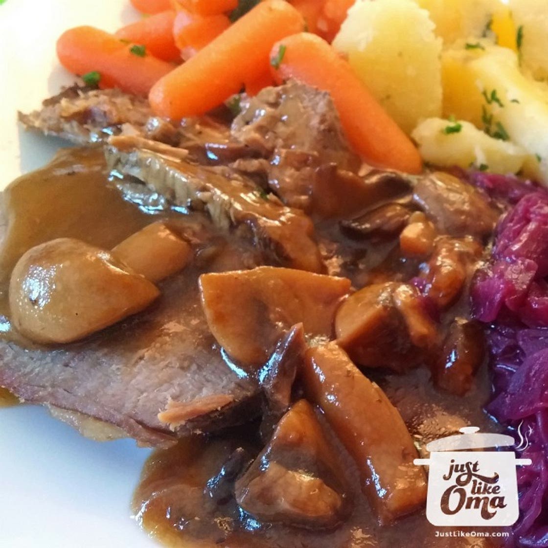 ❤️ Slow Cooker Roast Beef tastes like Rouladen made Just like Oma
