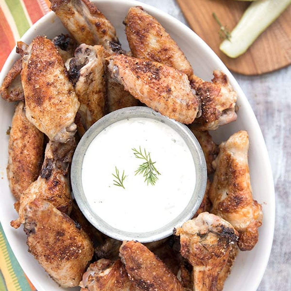 Keto Pickle Brine Chicken Wings