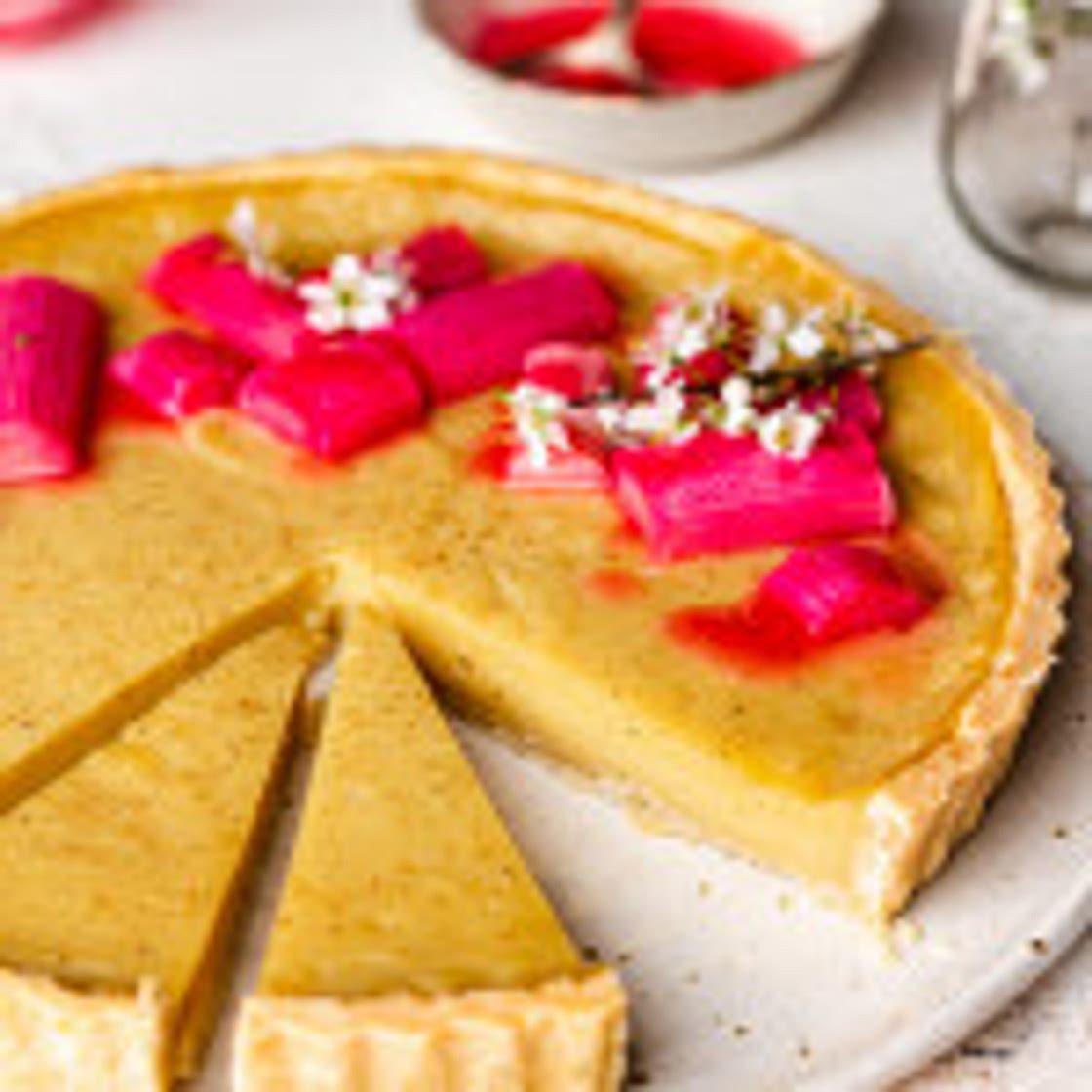Vegan custard tart