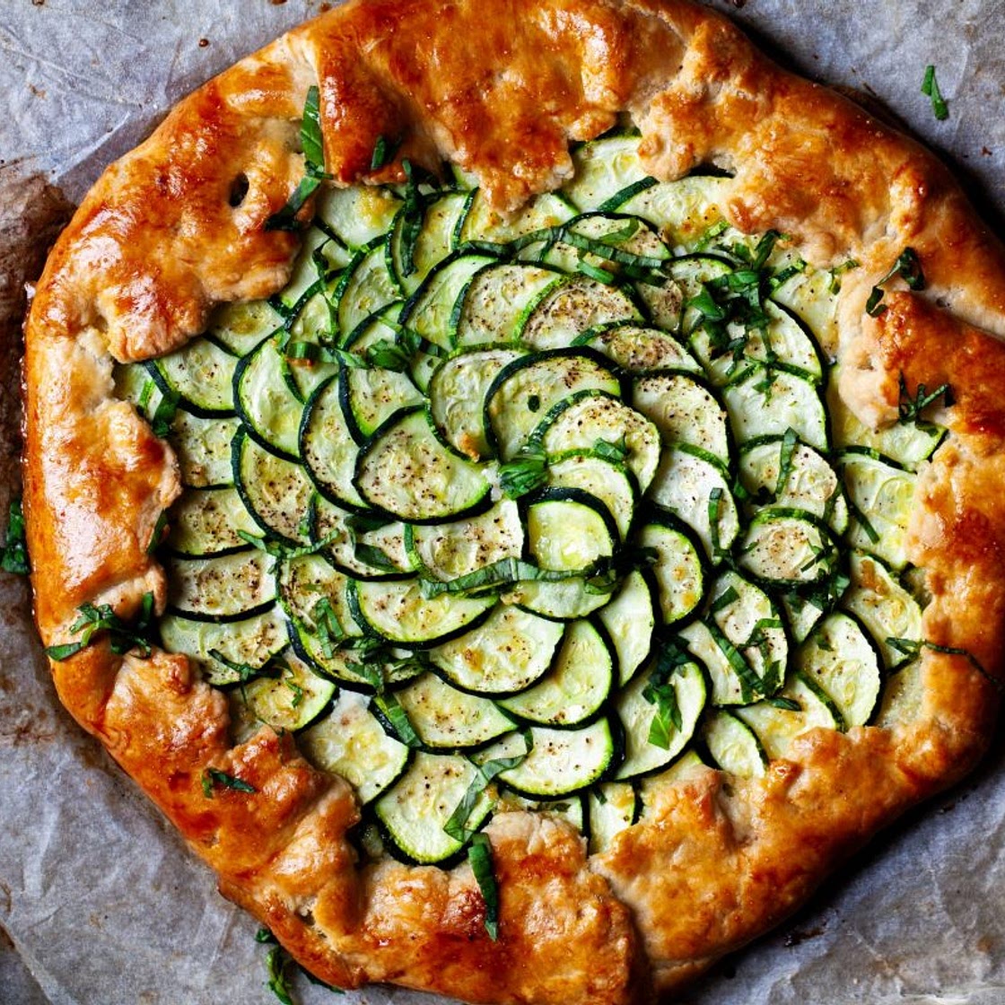 Zucchini and Ricotta Galette