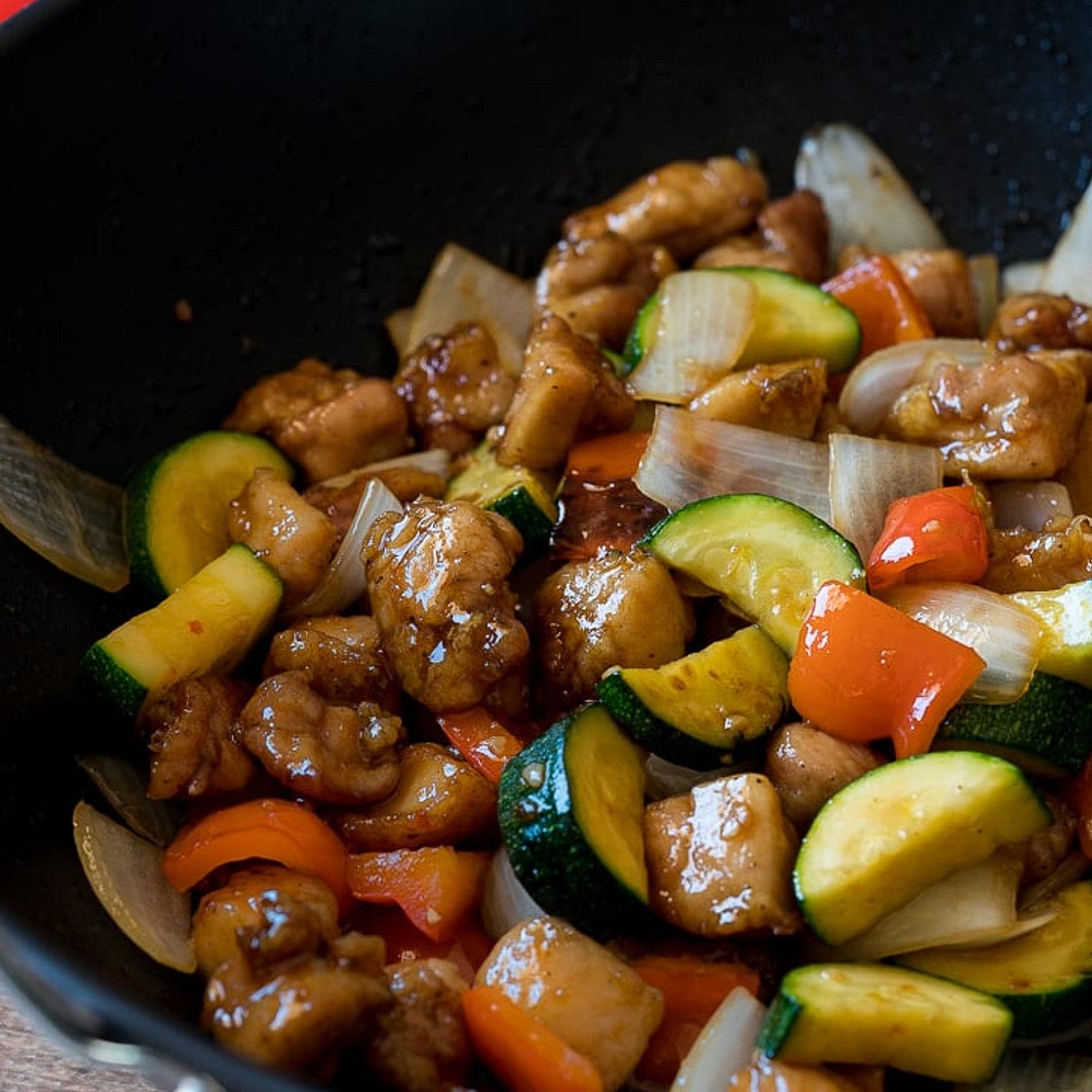 Honey Garlic Chicken Stir Fry