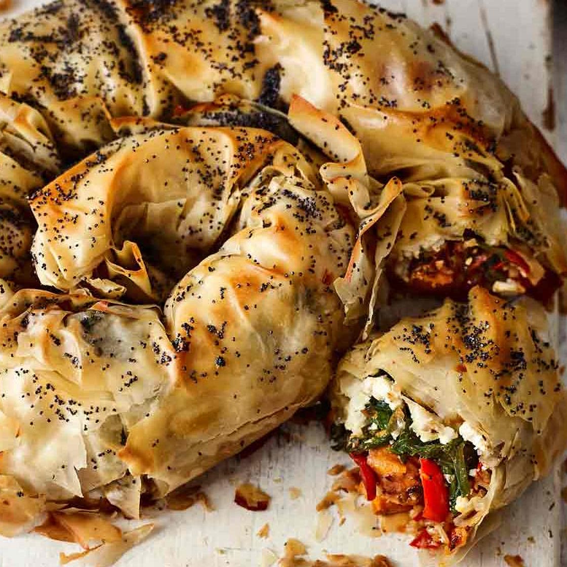 Sweet potato pastilla