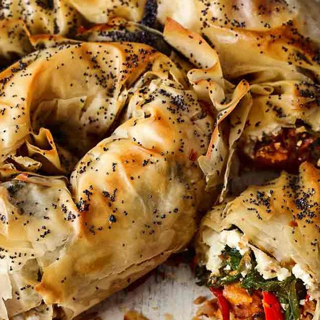 Sweet potato pastilla