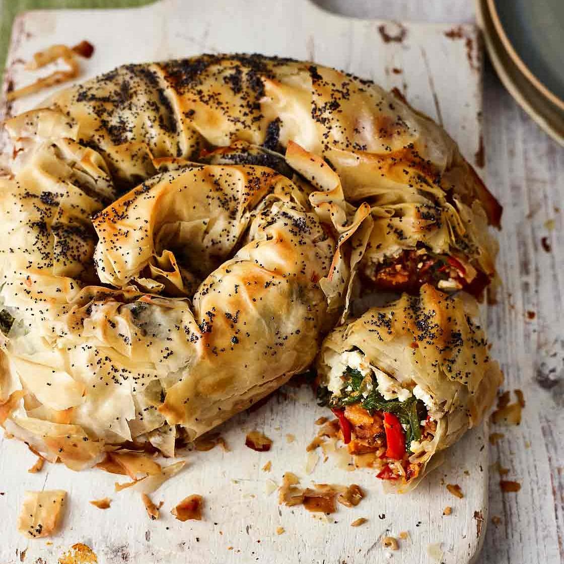 Sweet potato pastilla