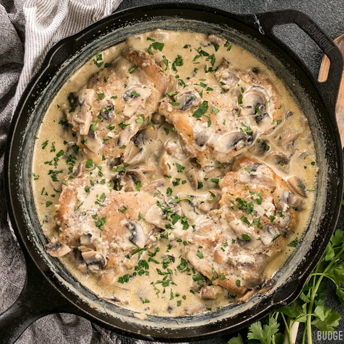 Creamy Garlic Mushroom Chicken (Messini)