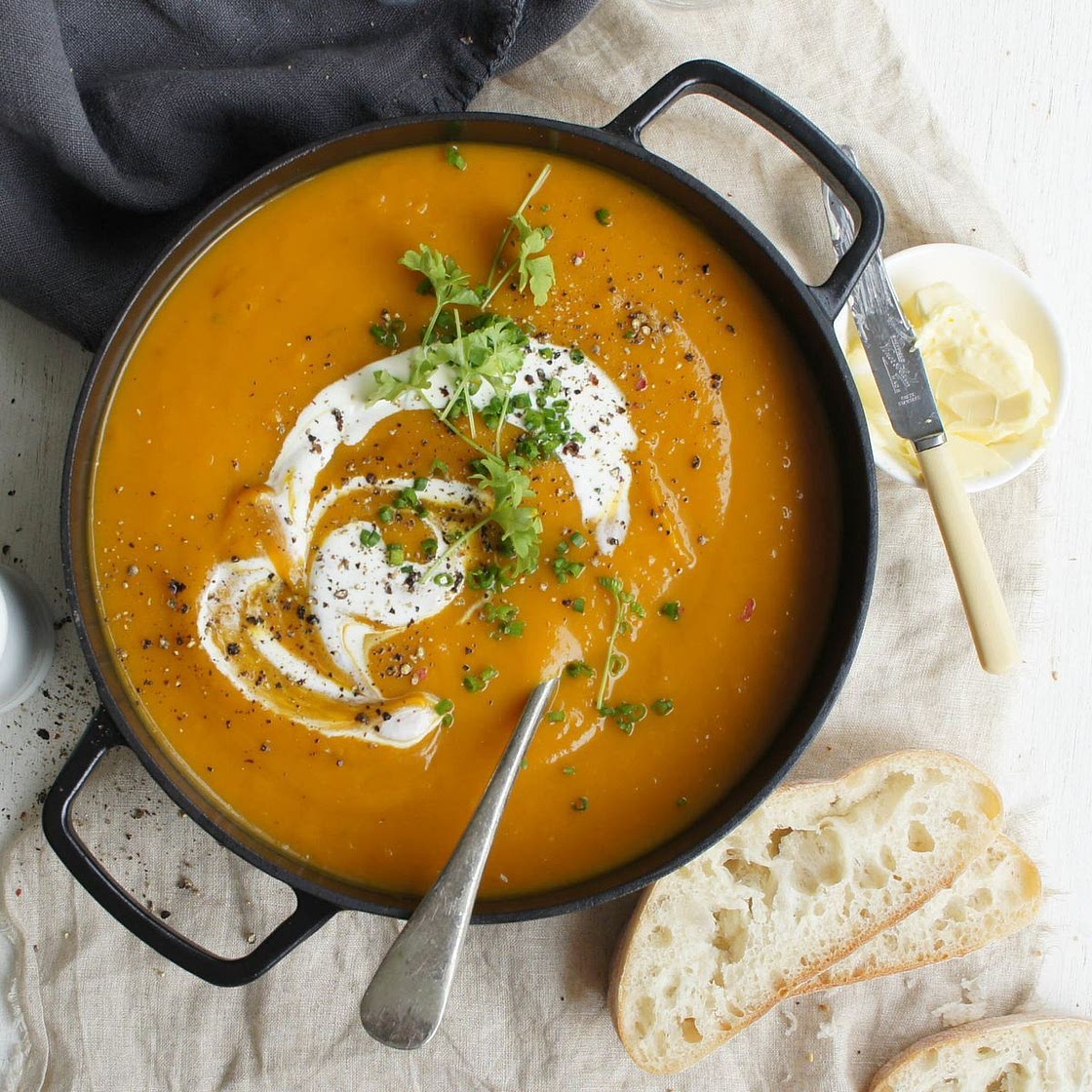 Slow-Cooked Pumpkin Soup recipe