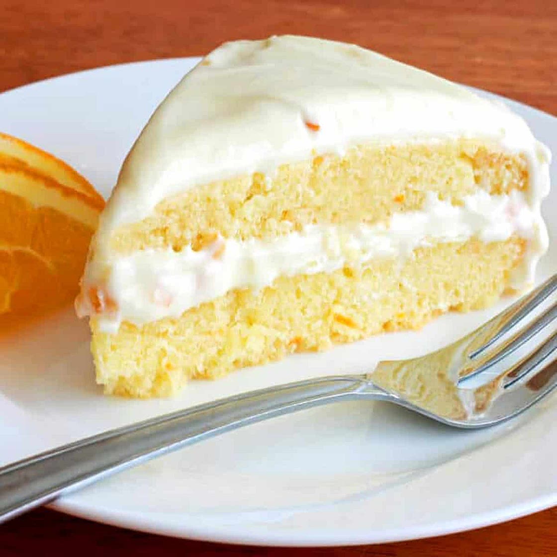 Orange Buttermilk Cake with Orange Cream Cheese Frosting