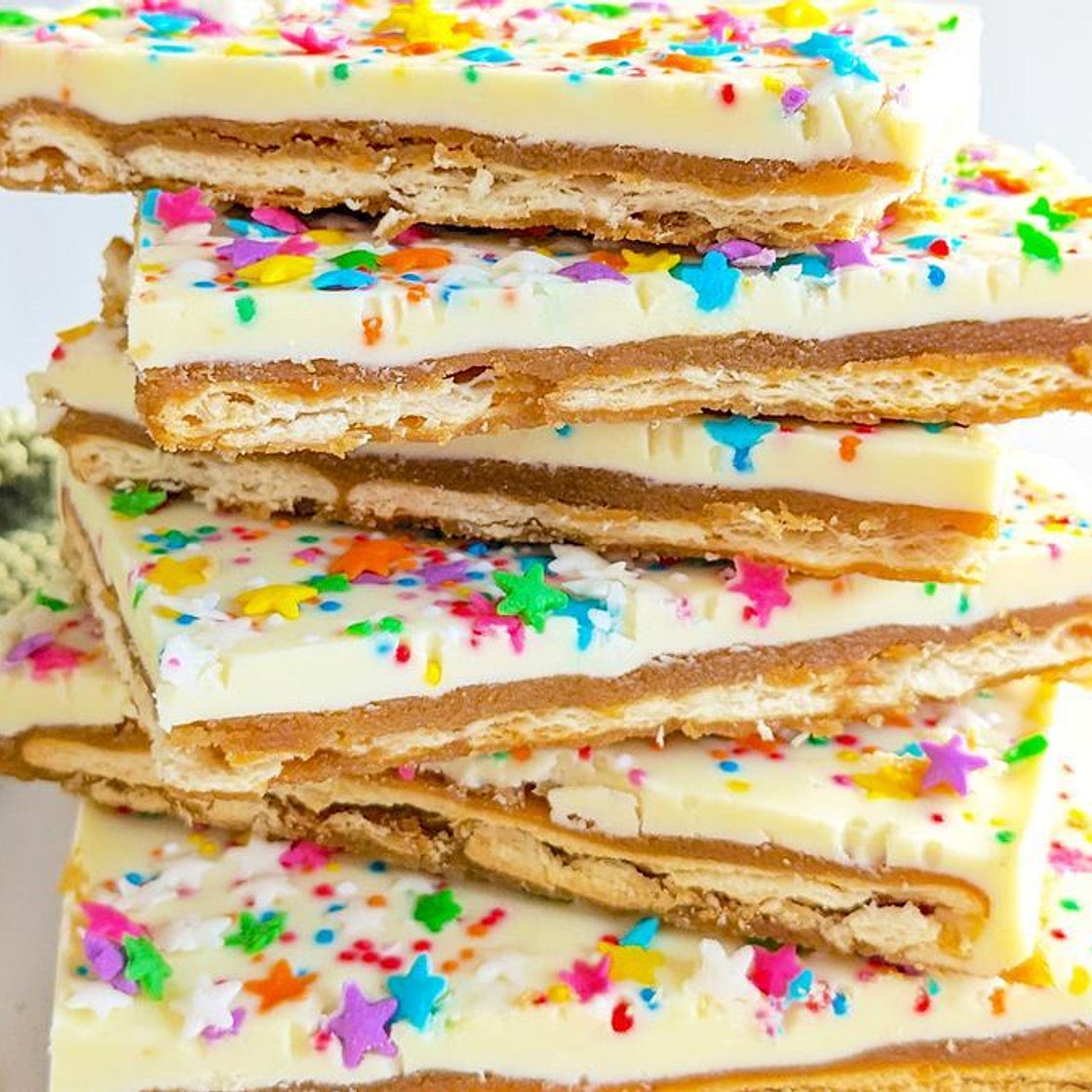 Fairy bread Christmas crack recipe