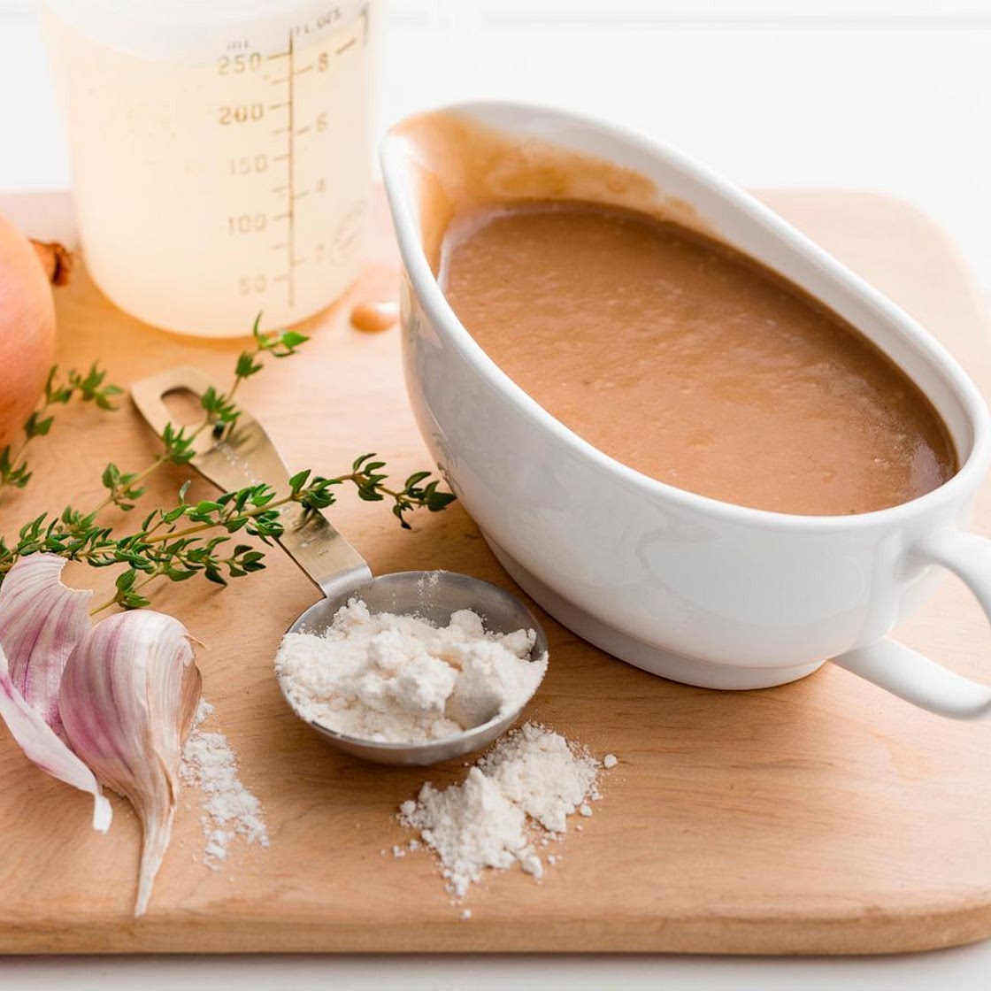 Basic gravy without drippings