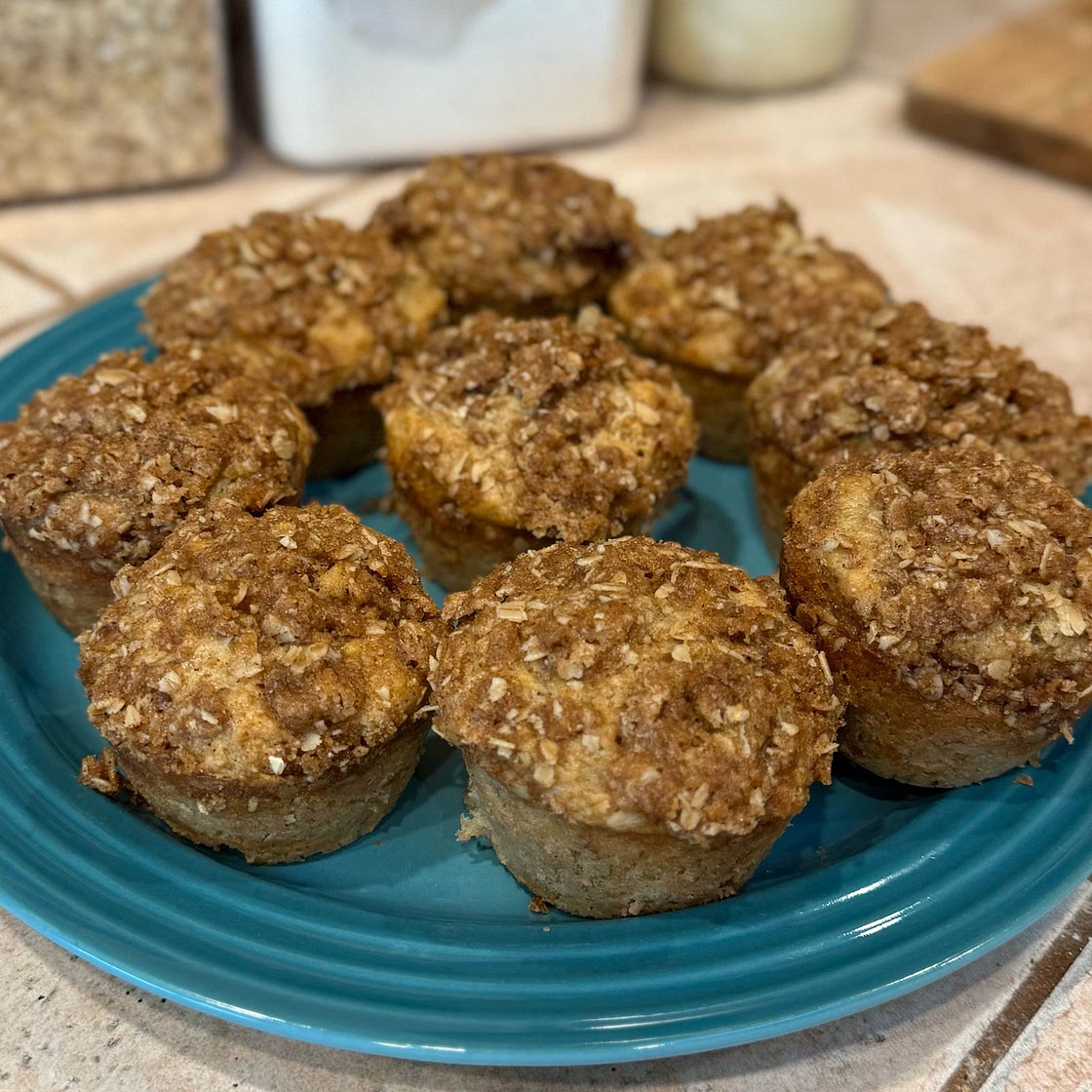 Sourdough Banana Muffins