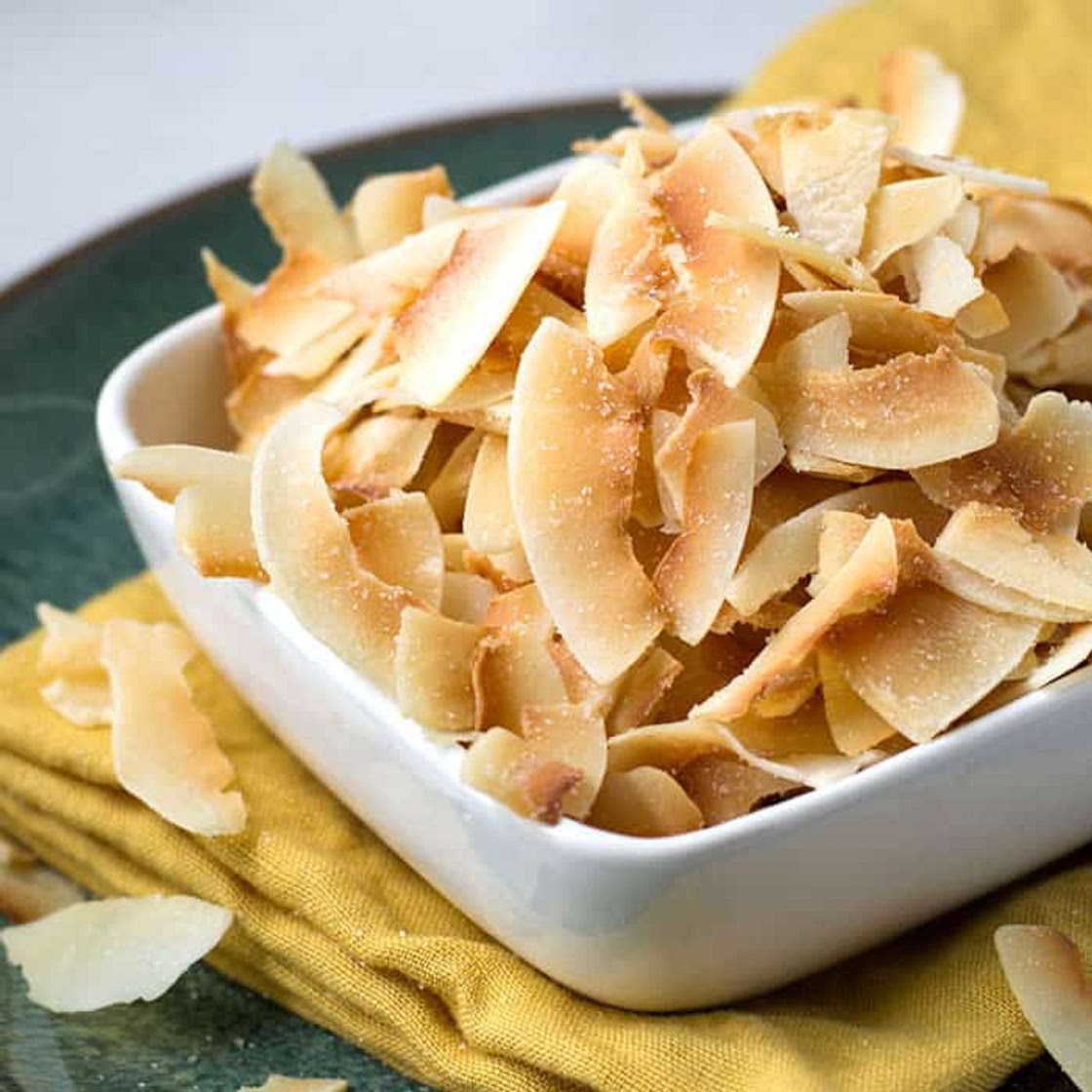 Homemade Toasted Coconut Chips