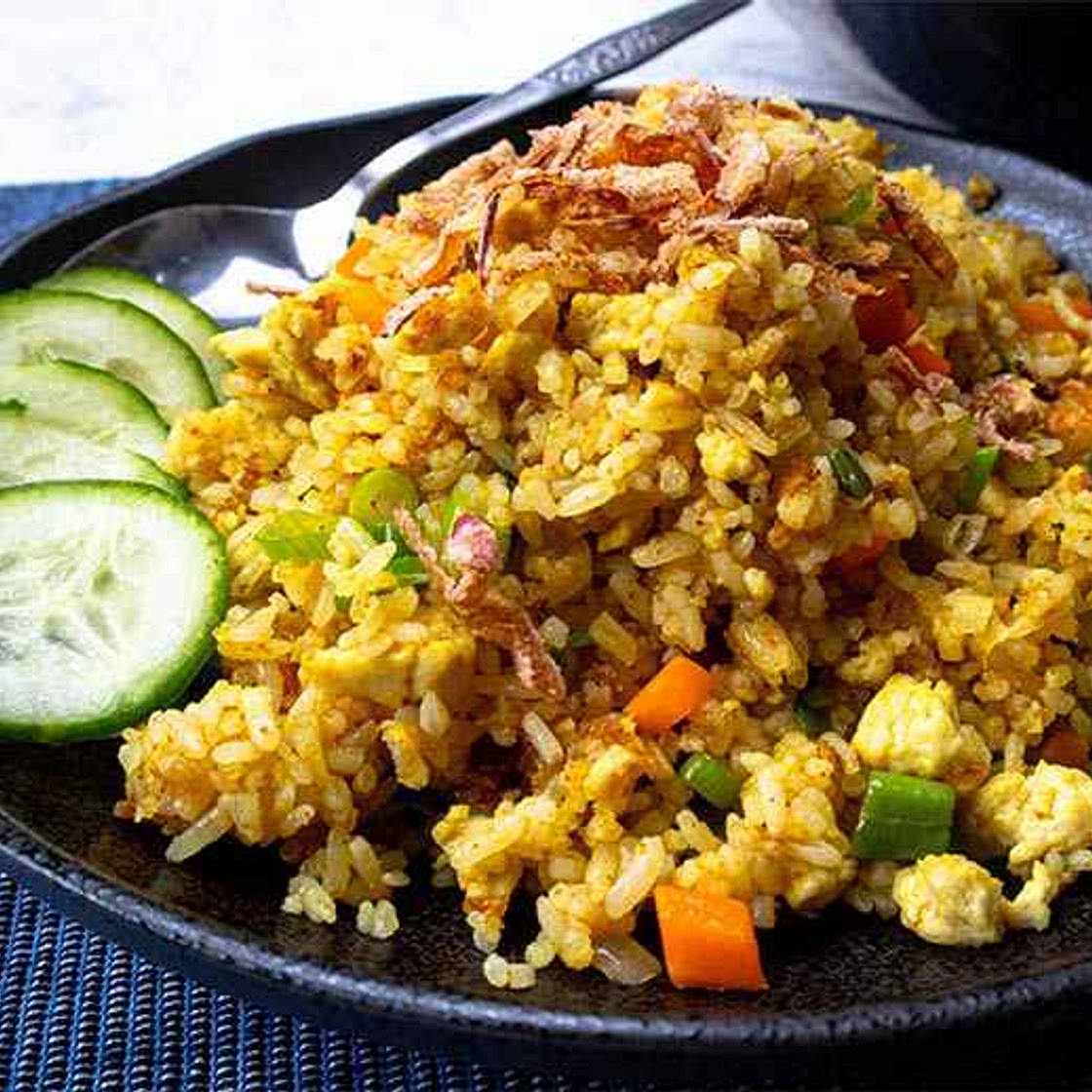 Vegan Curried Fried Rice