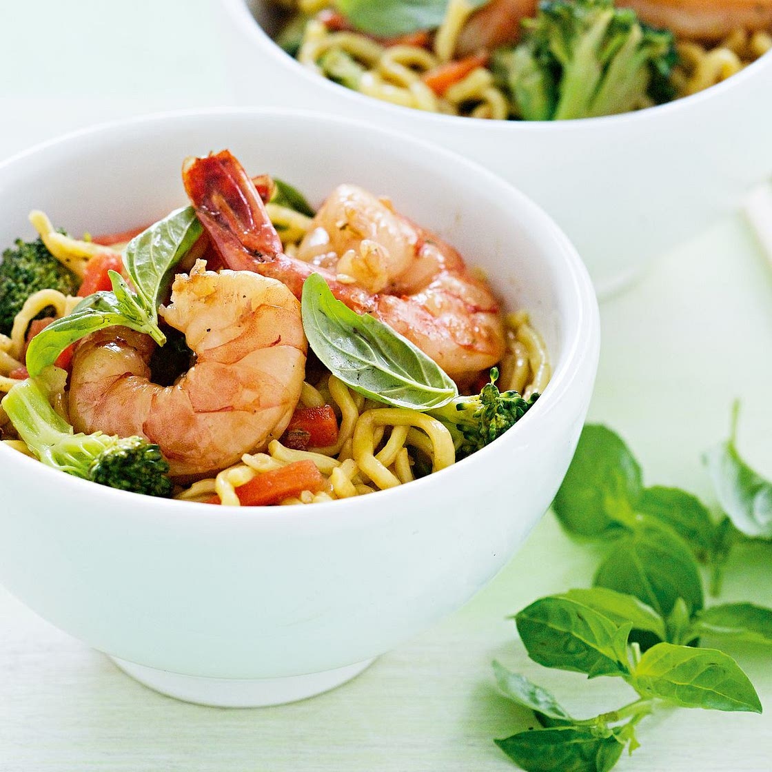 Hokkien noodles with prawns