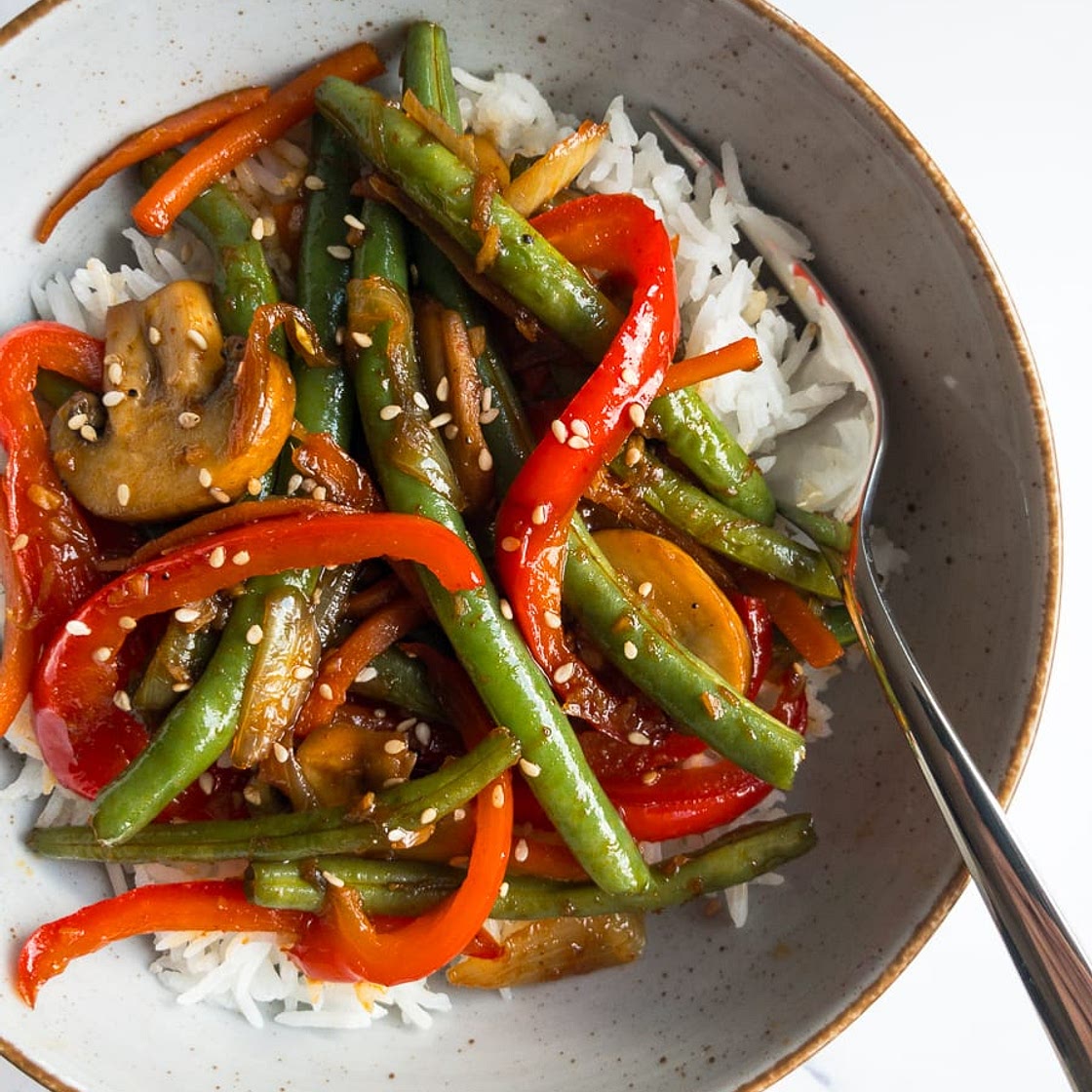 Ginger Soy Vegetable Stir Fry