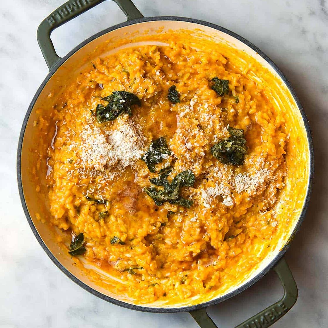 Pumpkin risotto (low FODMAP)