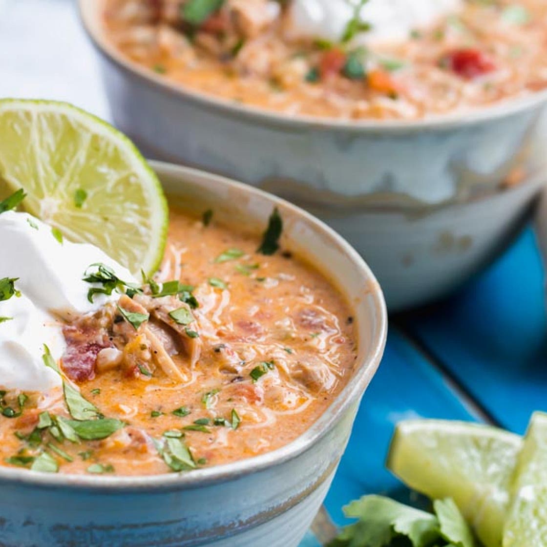 Instant Pot Keto White Chicken Chili