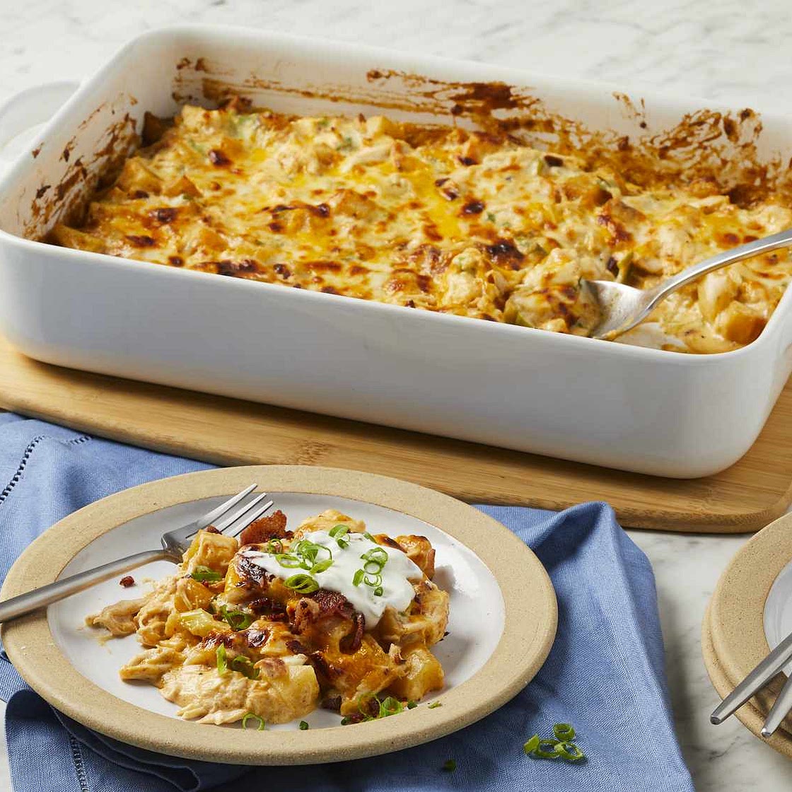 Loaded Chicken and Potato Casserole
