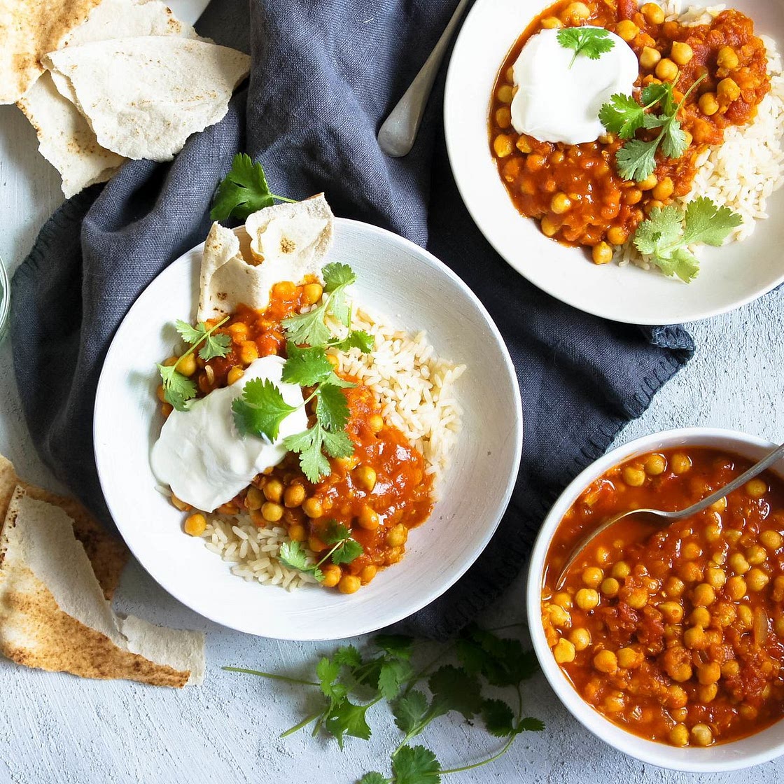 Chickpea and Lentil Curry Recipe
