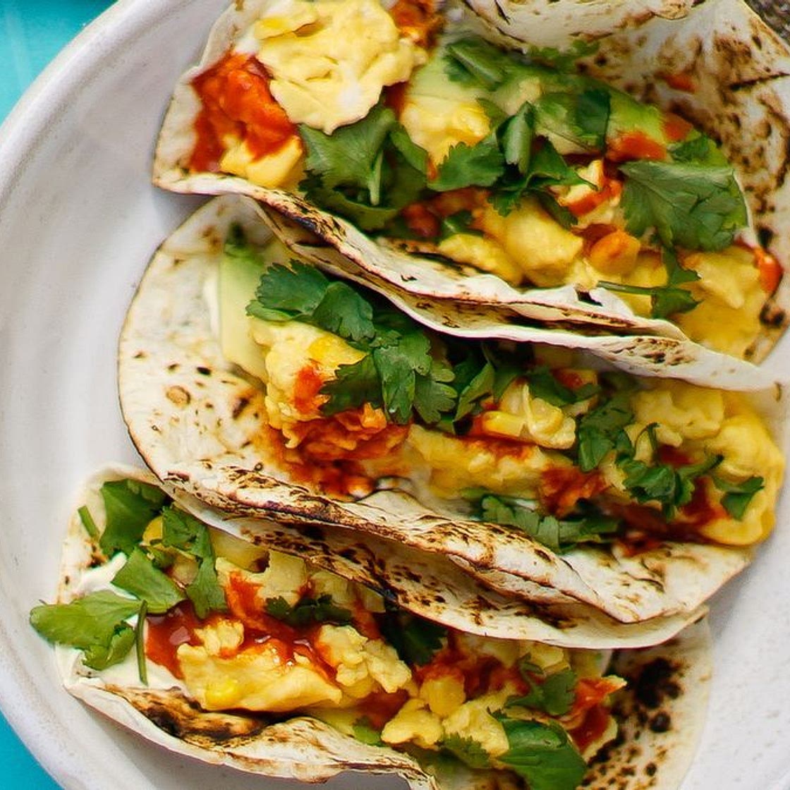 Hayden Quinn's breakfast tacos recipe