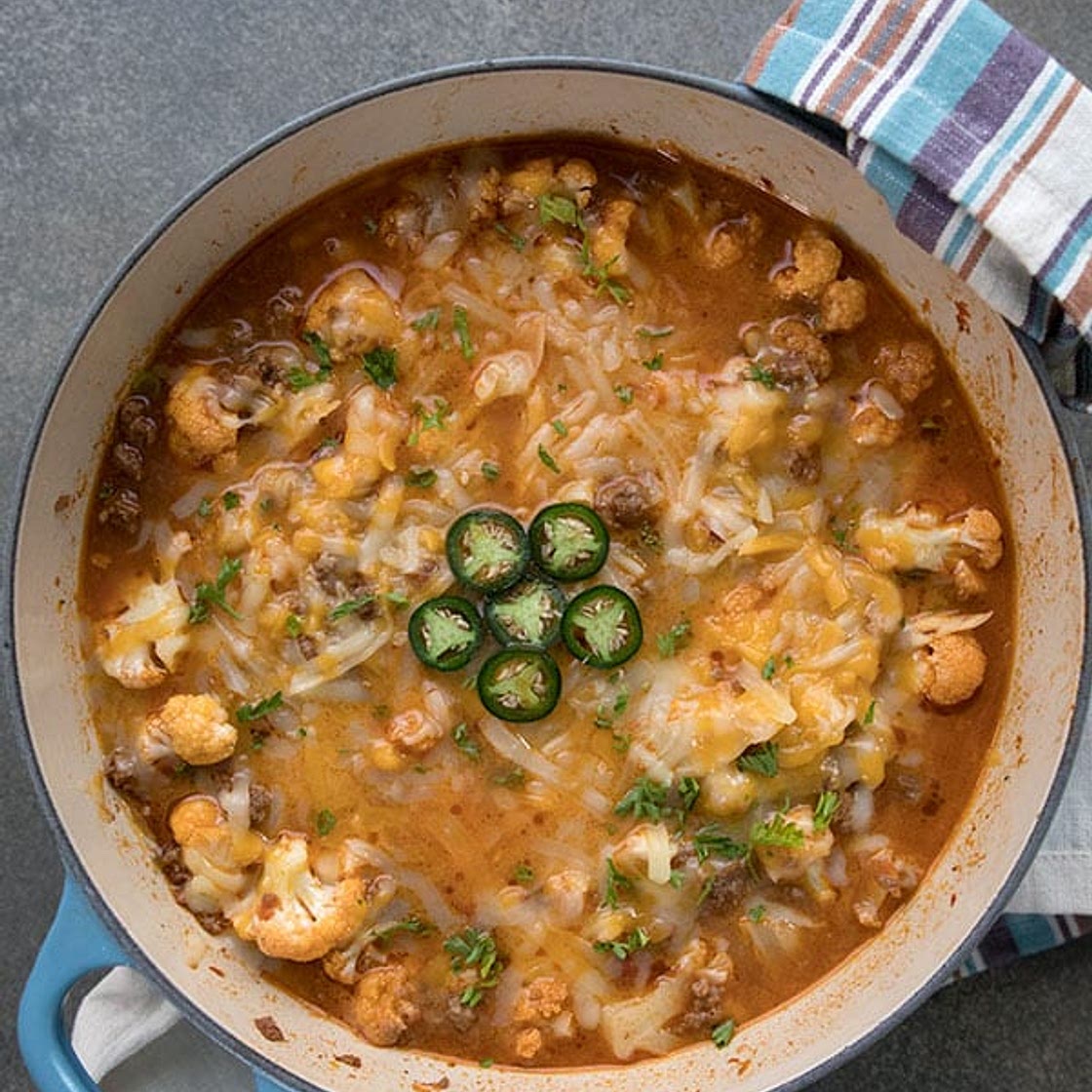 Keto Chili Mac and Cheese