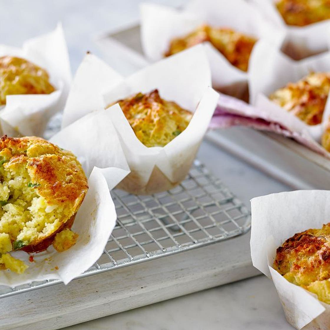 Cauliflower cheese muffins