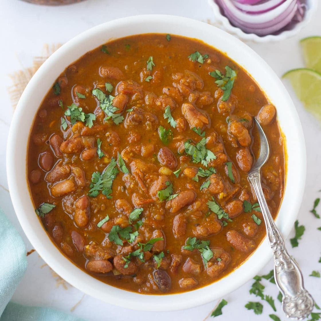 Instant Pot Rajma Masala (Red Kidney Beans Curry)