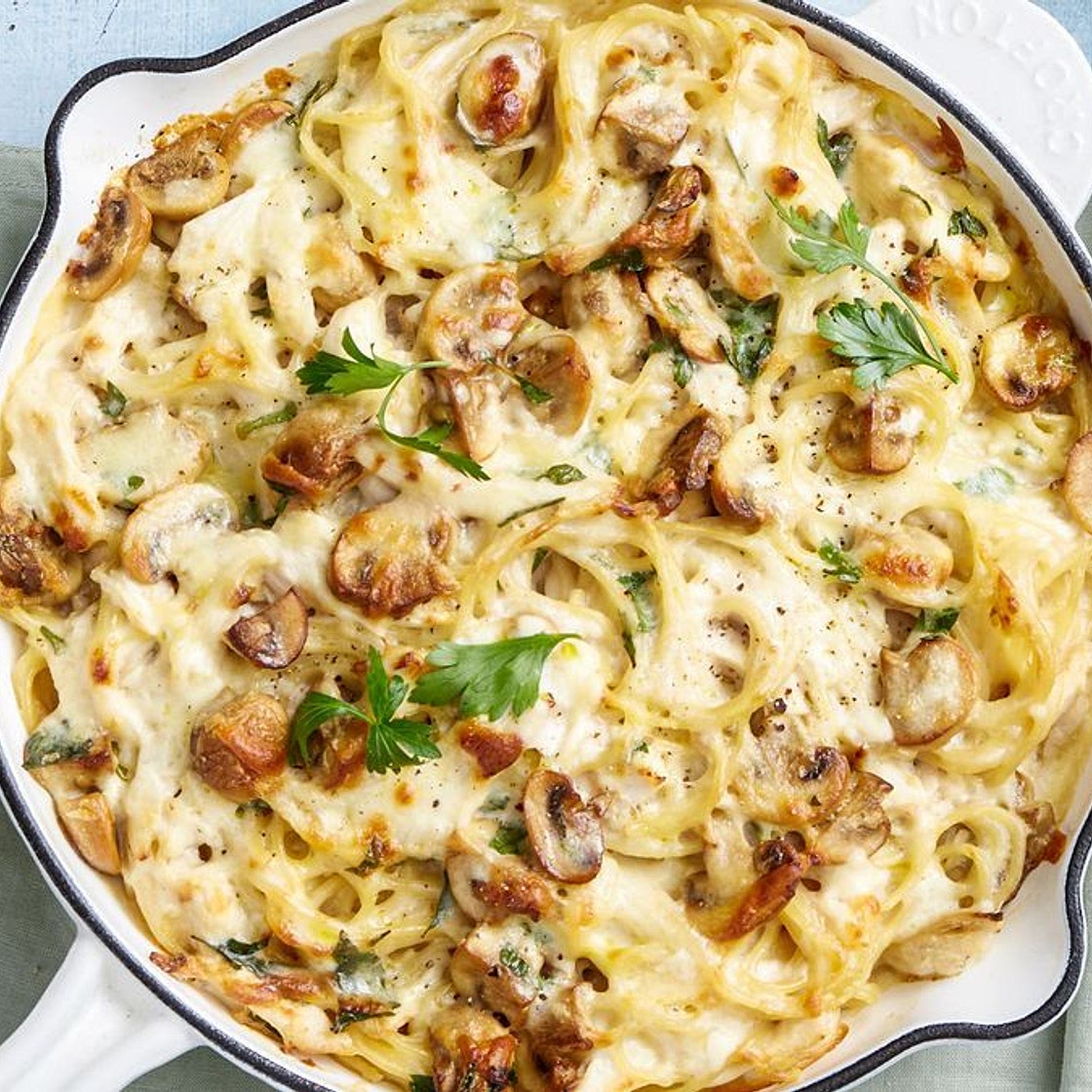Creamy chicken tetrazzini recipe
